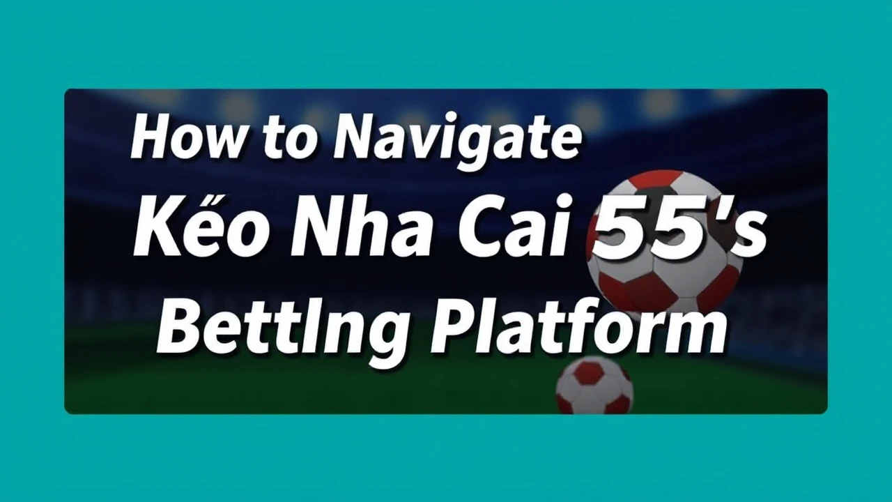 How to Navigate Kèo Nhà Cái 55’s User-Friendly Betting Platform
