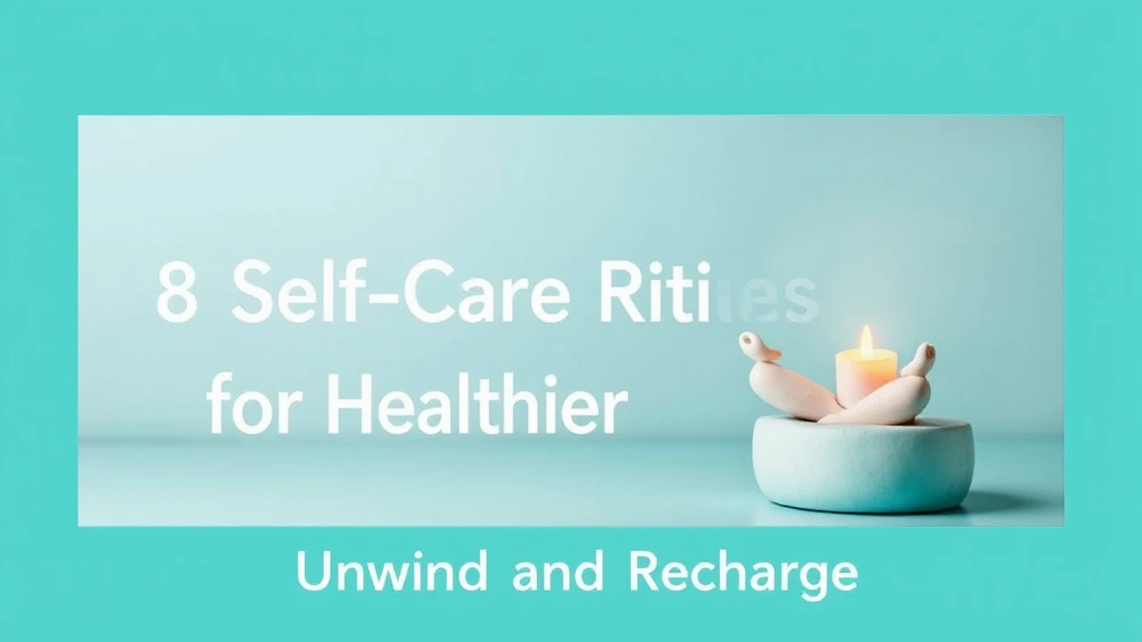 Unwind and Recharge: 8 Self-Care Rituals for a Healthier Lifestyle