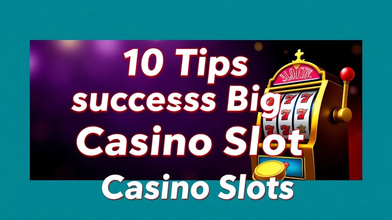 Best 10 Tips for Success Big at Casino Slots