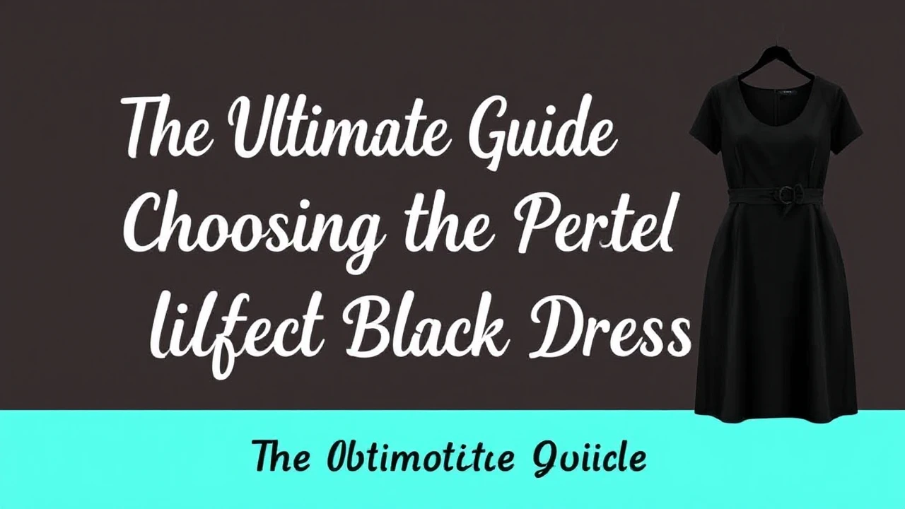 The Ultimate Guide of Choosing the Perfect Little Black Dress
