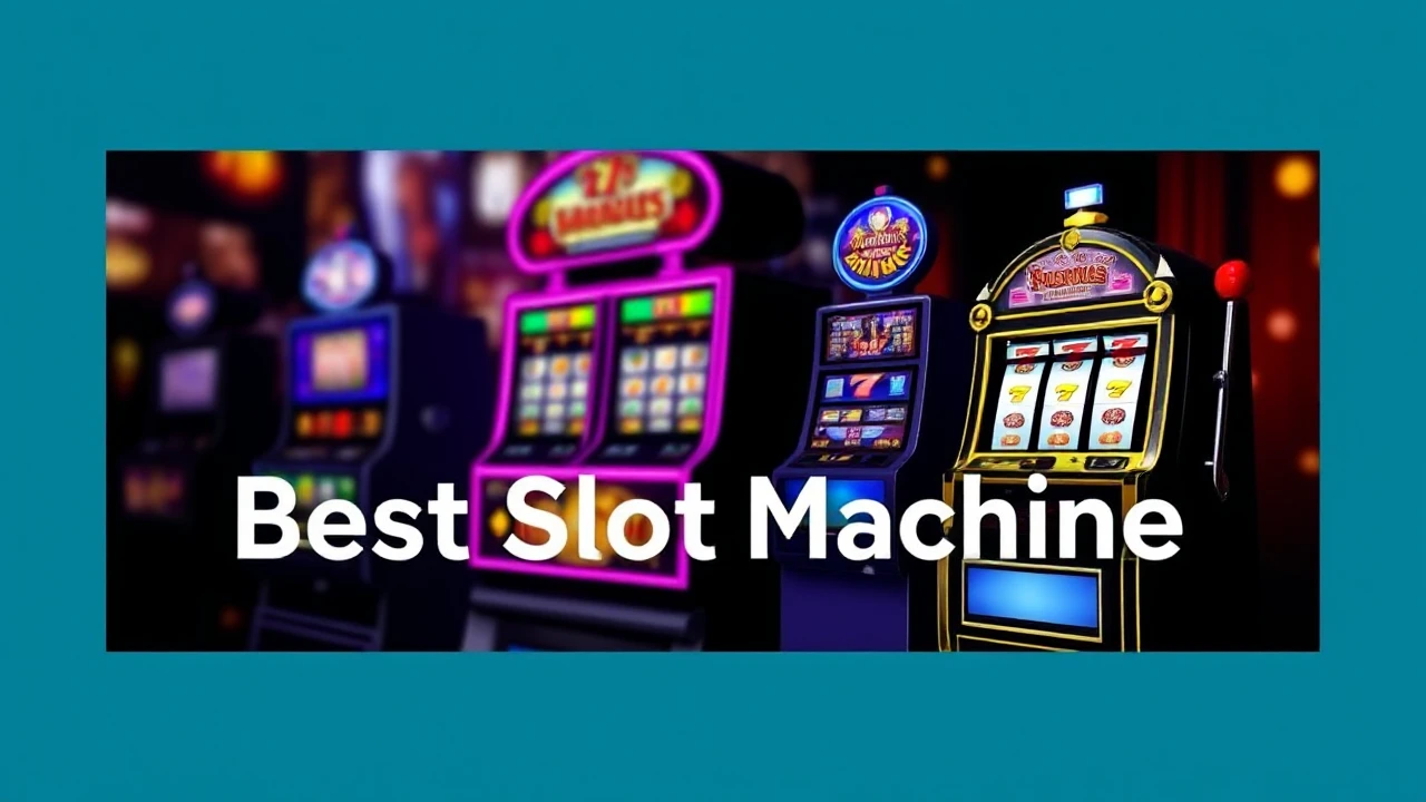 The Definitive Handbook for Choosing the Best Slot Machine