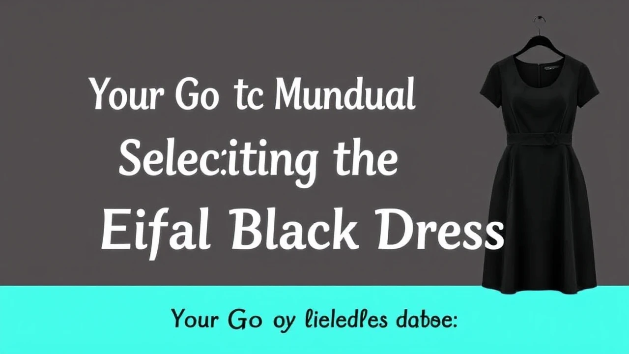Your Go-To Manual of Selecting the Ideal Little Black Dress