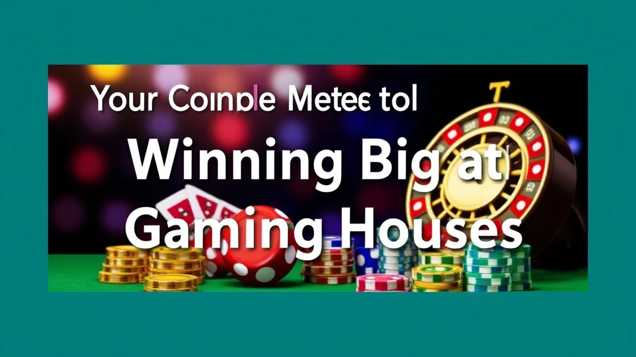 Your Complete Manual to Winning Big at Gaming Houses