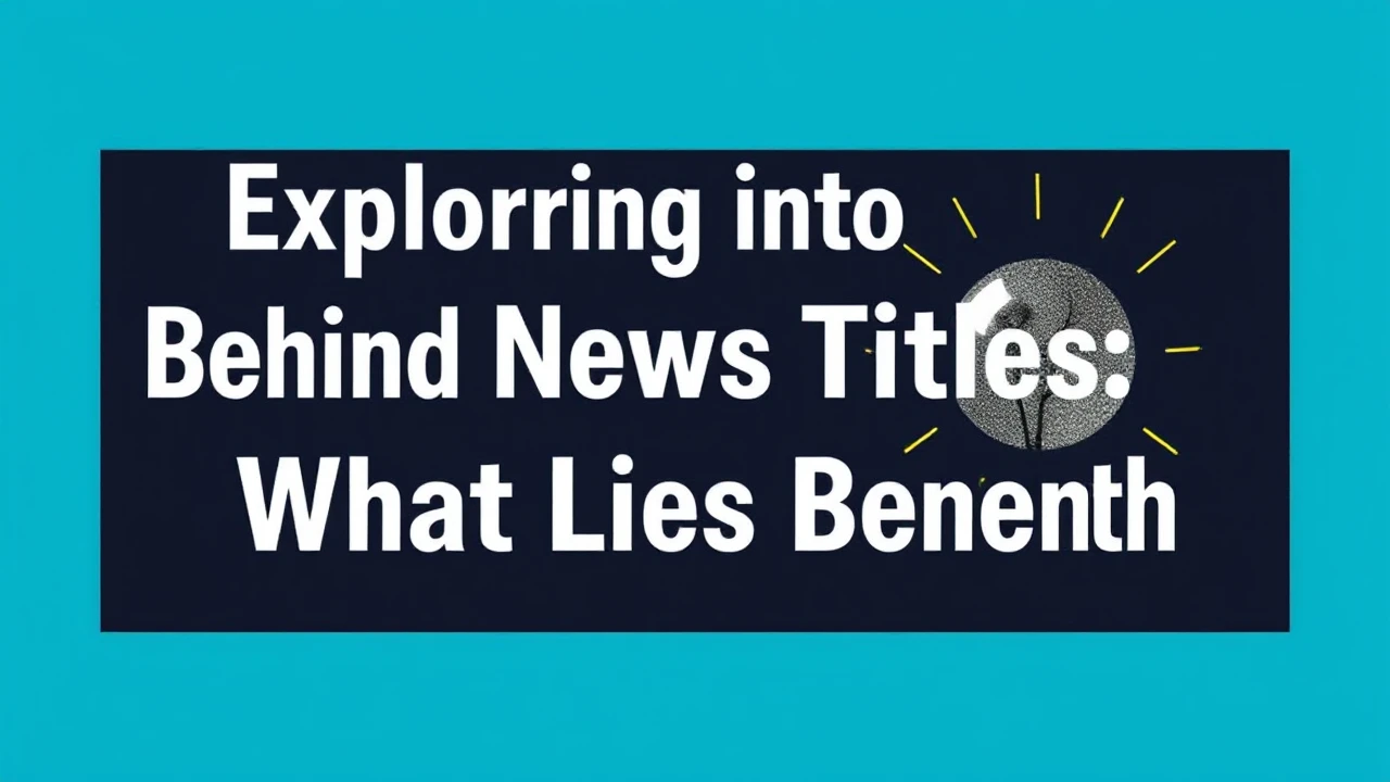 Exploring into the Reality Behind News Titles: What Lies Beneath