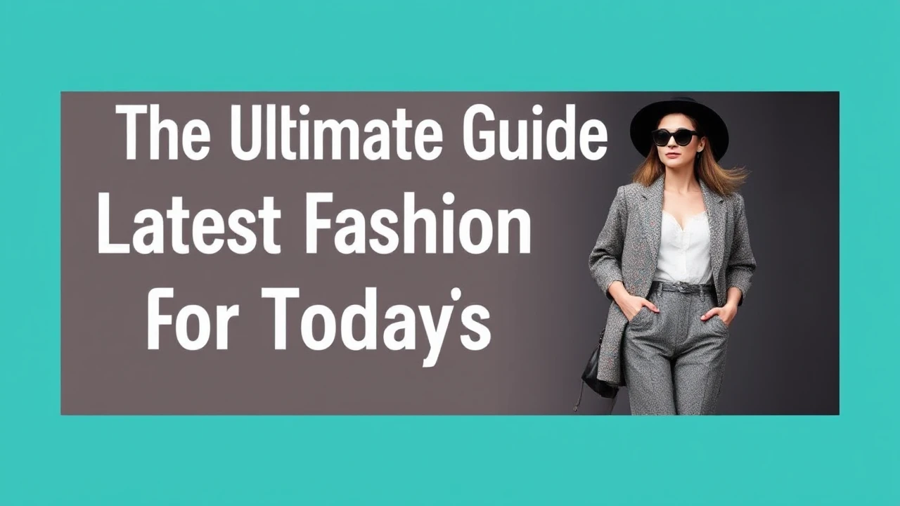 The Ultimate Guide to Latest Fashion for Today's Woman