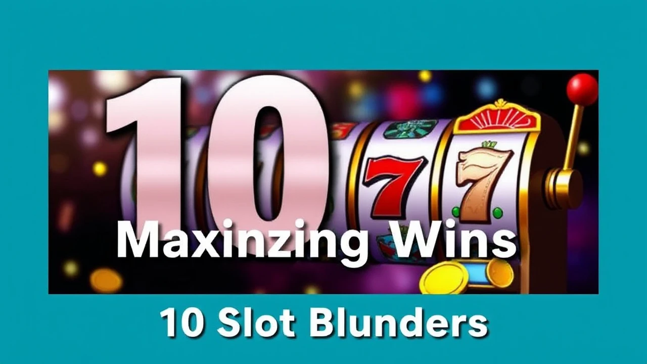 Maximizing Wins: 10 Slot Blunders You Should Dodge