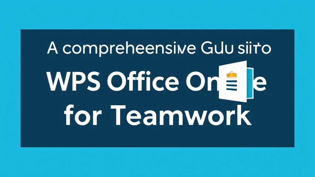 A Comprehensive Guide to Using WPS Office Online for Teamwork