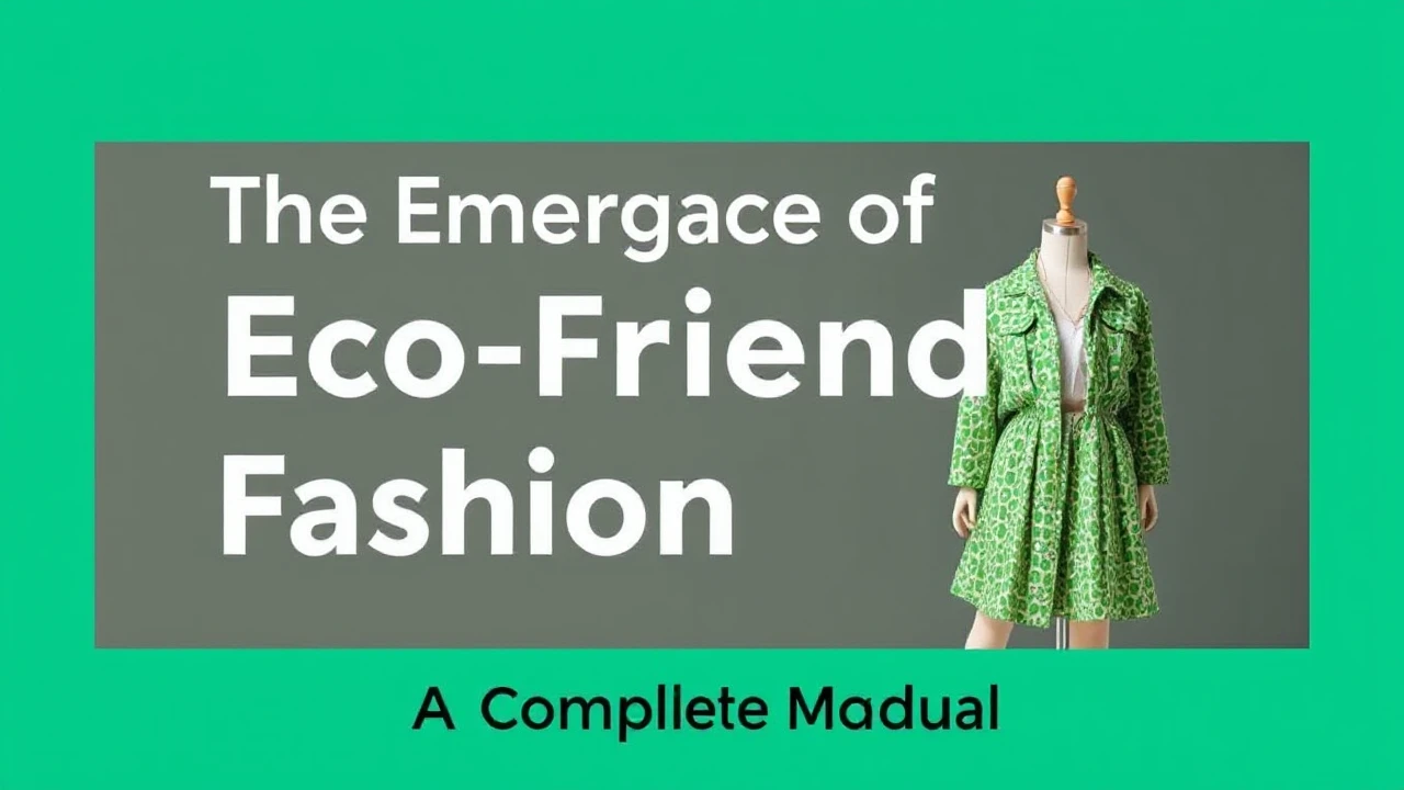 The Emergence of Eco-Friendly Fashion: A Complete Manual