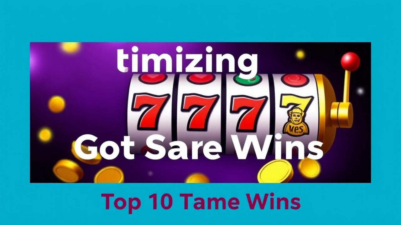Optimizing Your Slot Game Wins: Top 10 Tips Revealed