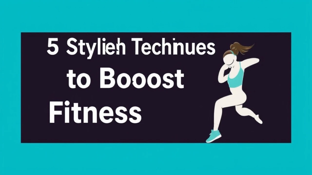 5 Stylish Techniques to Boost Your Fitness Lifestyle