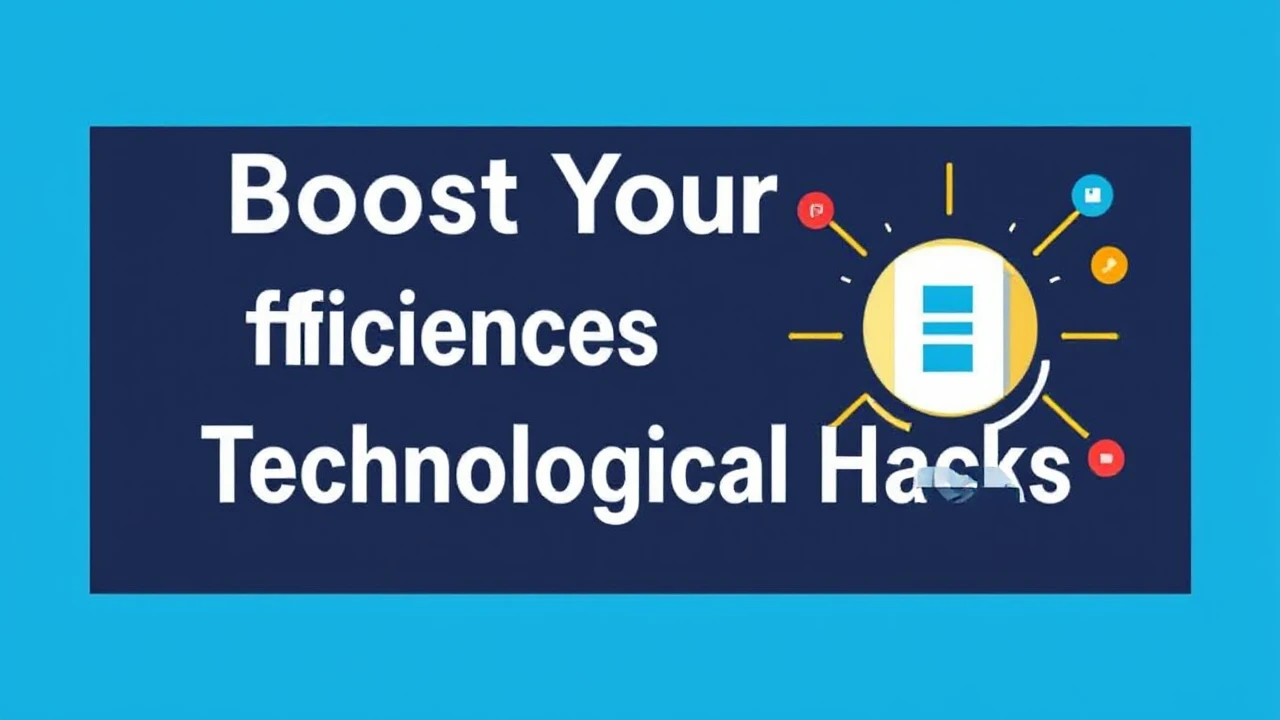 Boost Your Efficiency with These 10 Technological Hacks