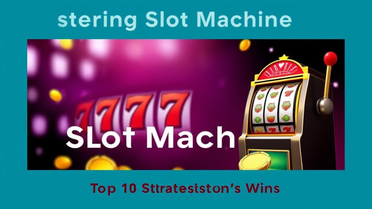 Mastering Slot Machines: Top 10 Strategies to Boost Your Wins