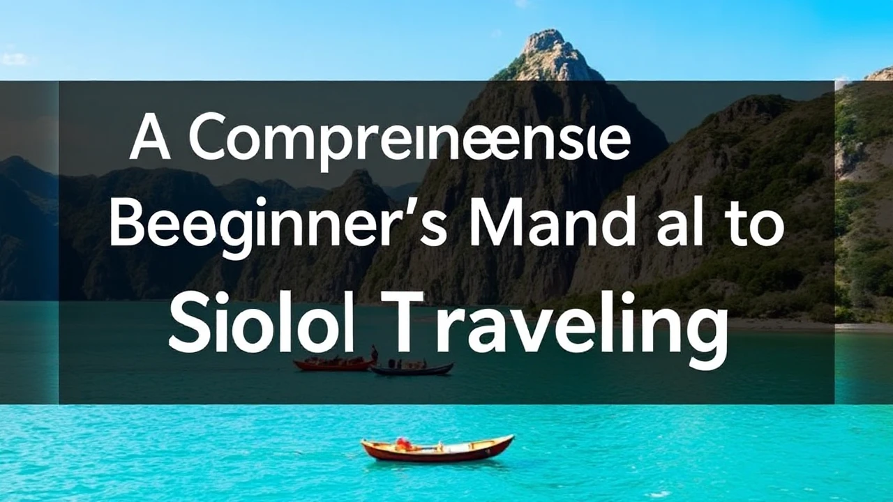 A Comprehensive Beginner's Manual to Single Traveling