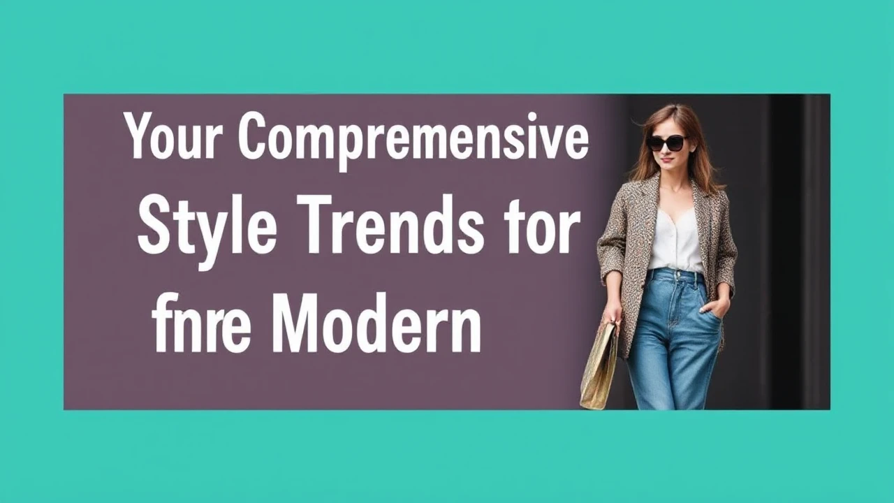 Your Comprehensive Handbook to Style Trends for the Modern Woman