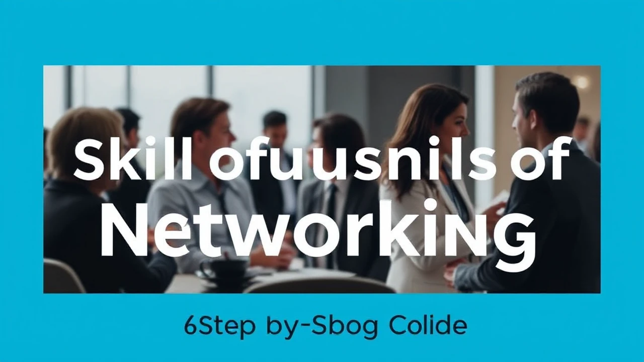 Mastering the Skill of Business Networking: A Step-by-Step Guide