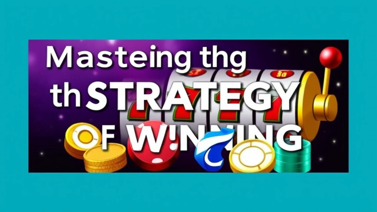 Mastering the Strategy of Winning: Top 10 Strategies to Beat the Odds in Slot Games