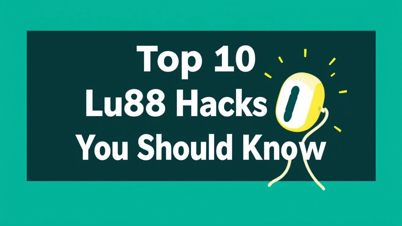Top 10 Lu88 Hacks You Should Know