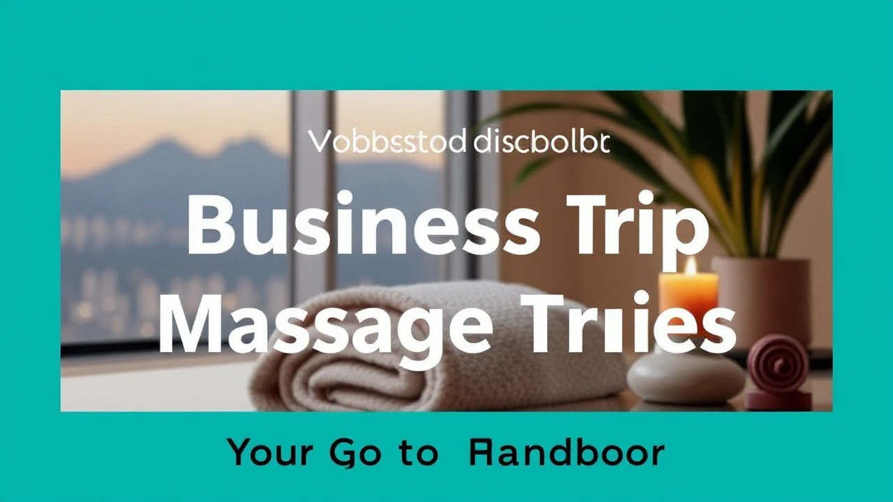 Your Go-To Handbook on Finding the Best Business Trip Massage Services
