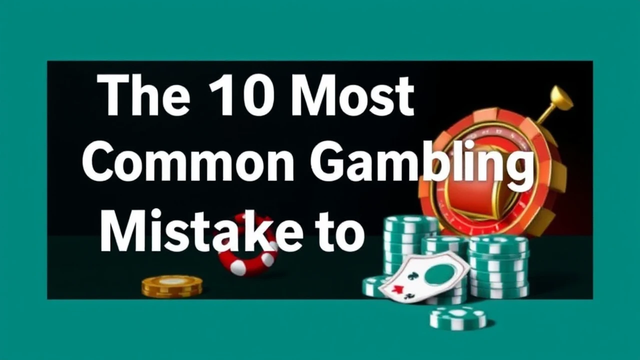 The 10 Most Common Gambling Mistakes to Avoid