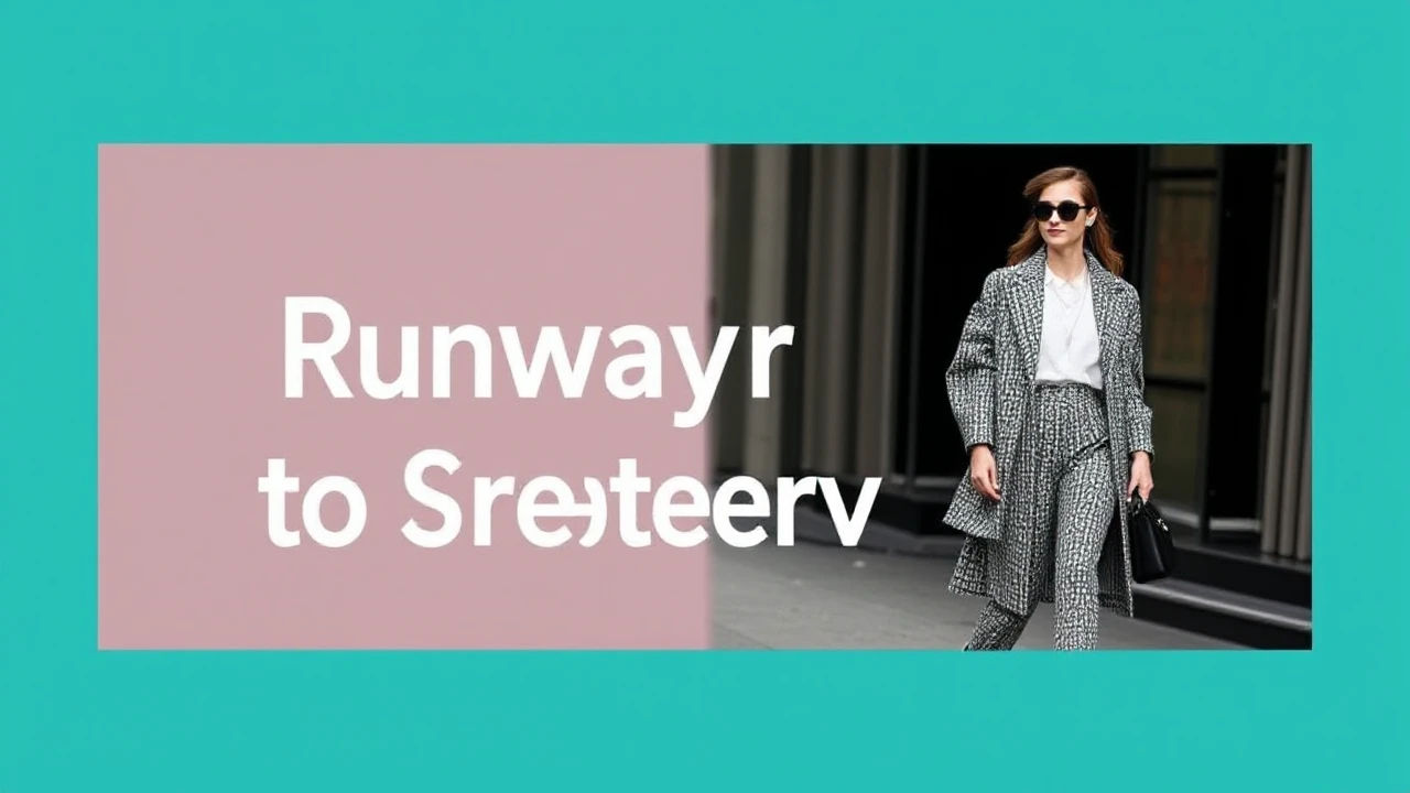 Fashion Mastery: Bringing Runway Trends to Street Style