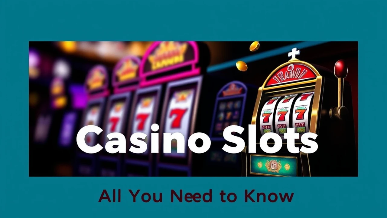 Mastering Casino Slots: All You Need to Know