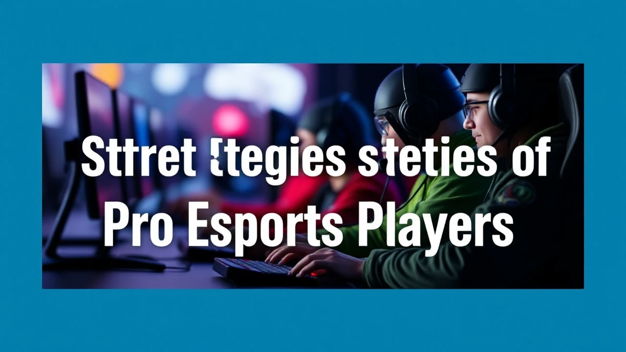 Unveiling the Secret Strategies of Pro Esports Players