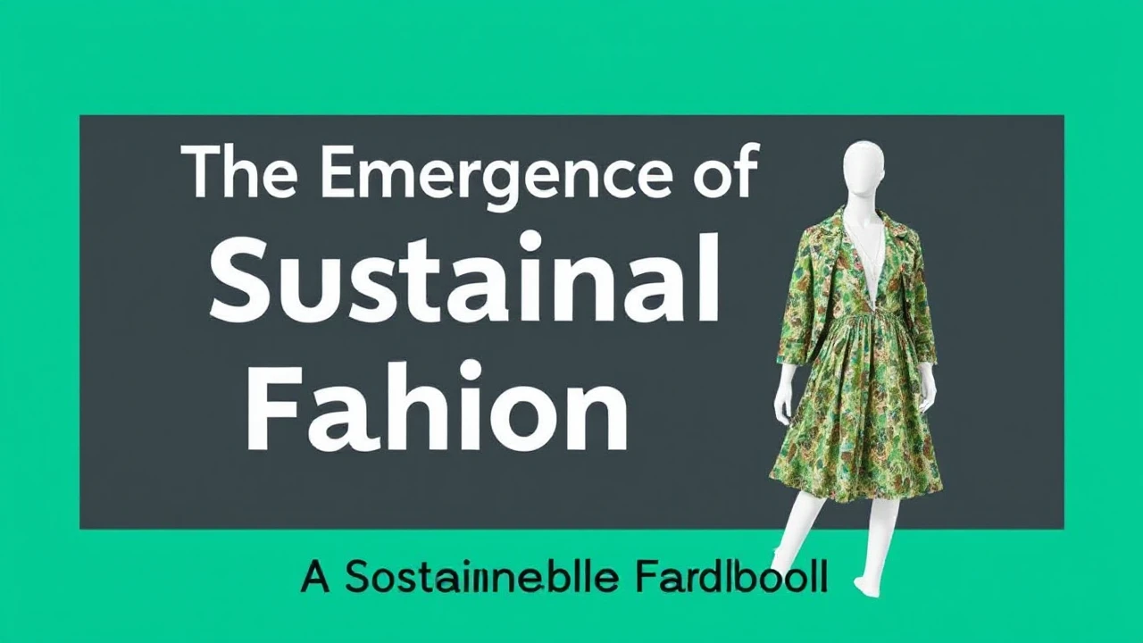 The Emergence of Sustainable Fashion: A Comprehensive Handbook