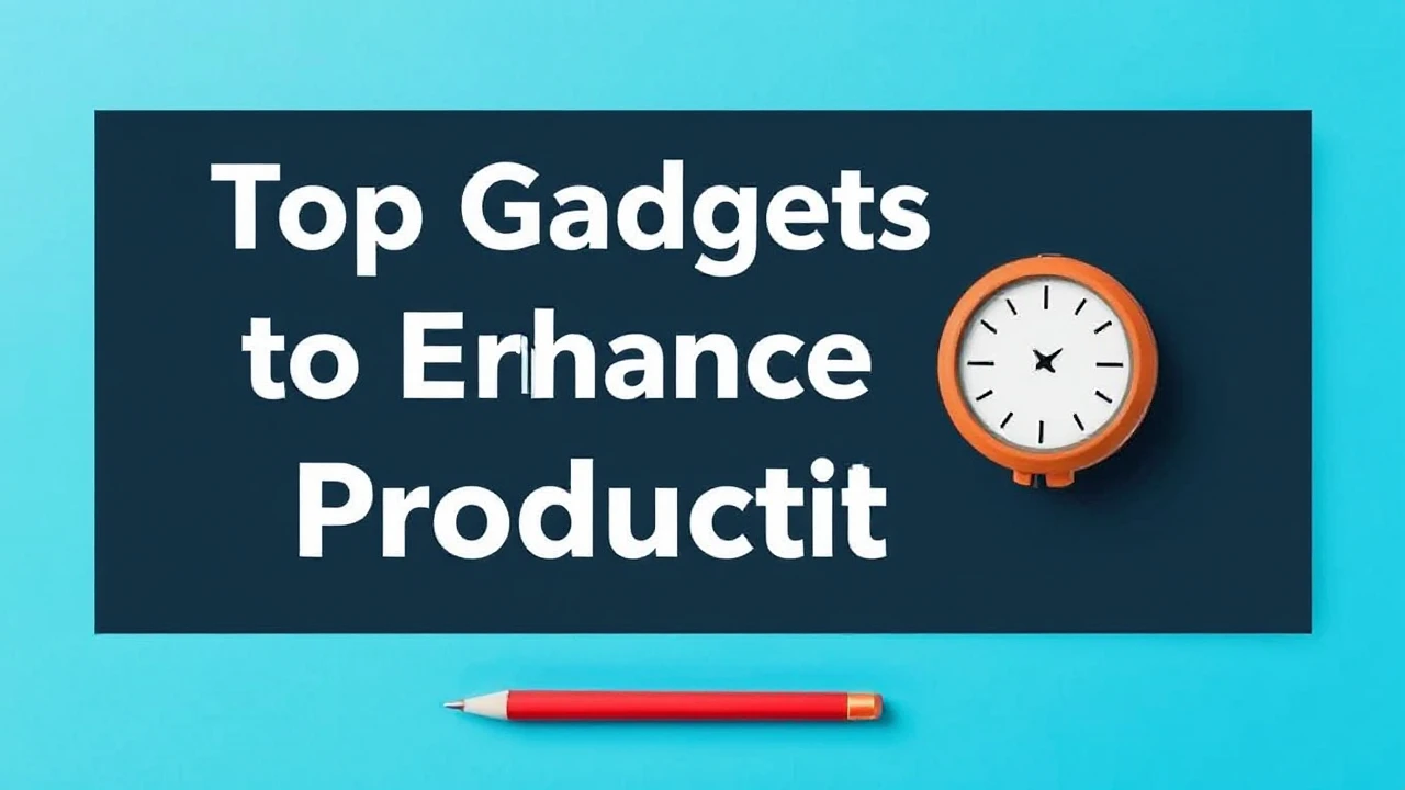 Top Gadgets to Enhance Your Productivity