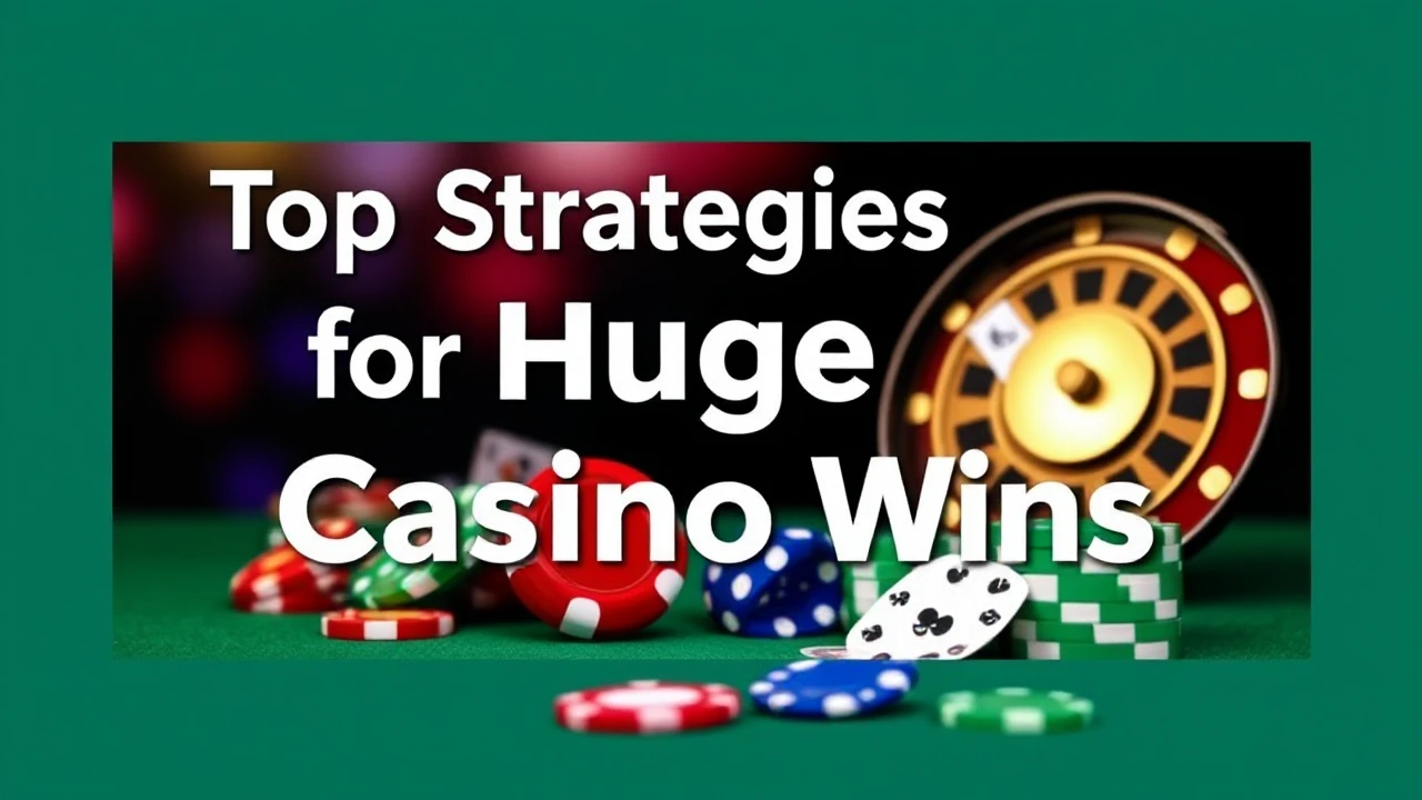 Top Strategies for Huge Casino Wins