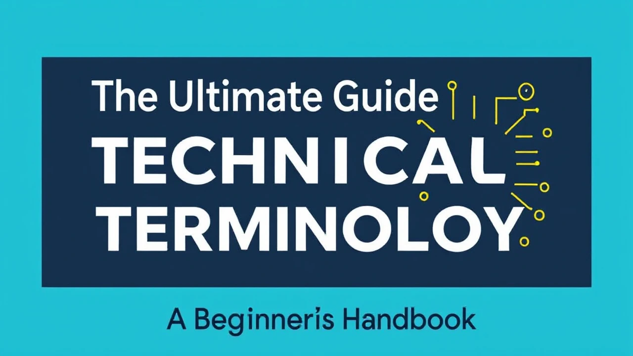 The Ultimate Guide Technical Terminology: A Beginner's Handbook