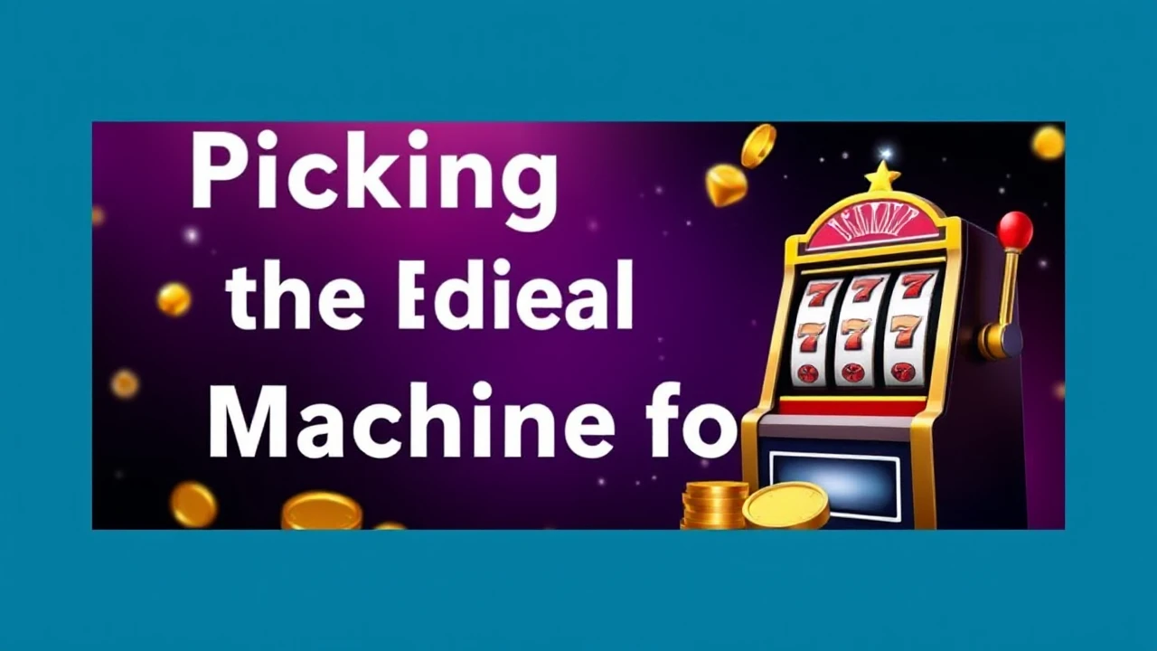 Picking the Ideal Slot Machine for You