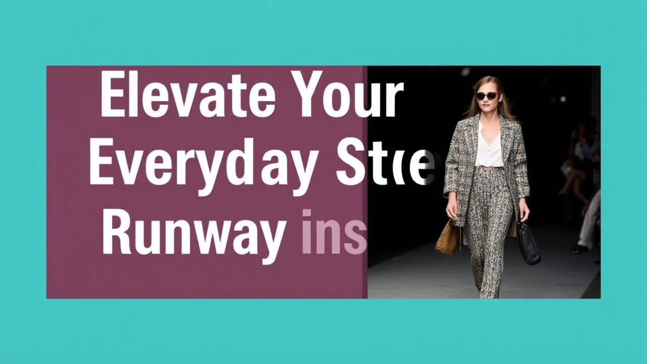 Elevate Your Everyday Style with Runway Inspiration