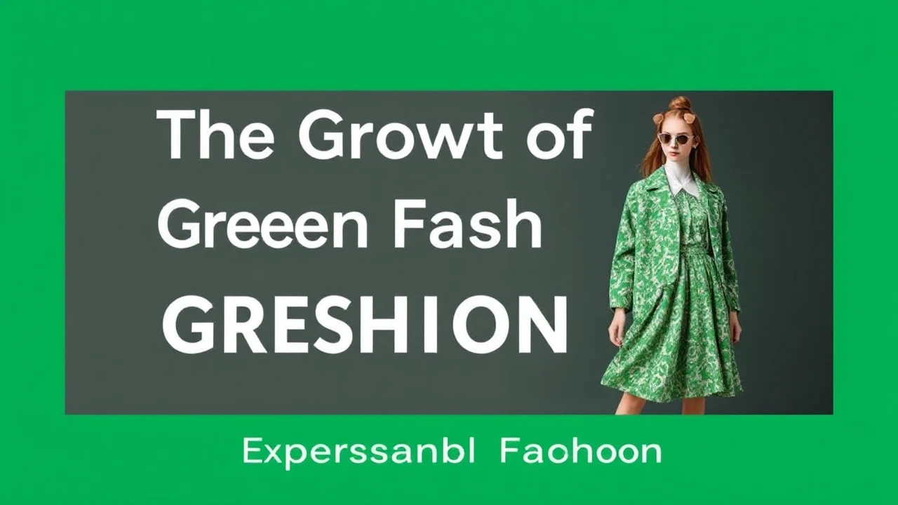 The Growth of Green Fashion: An Extensive Handbook