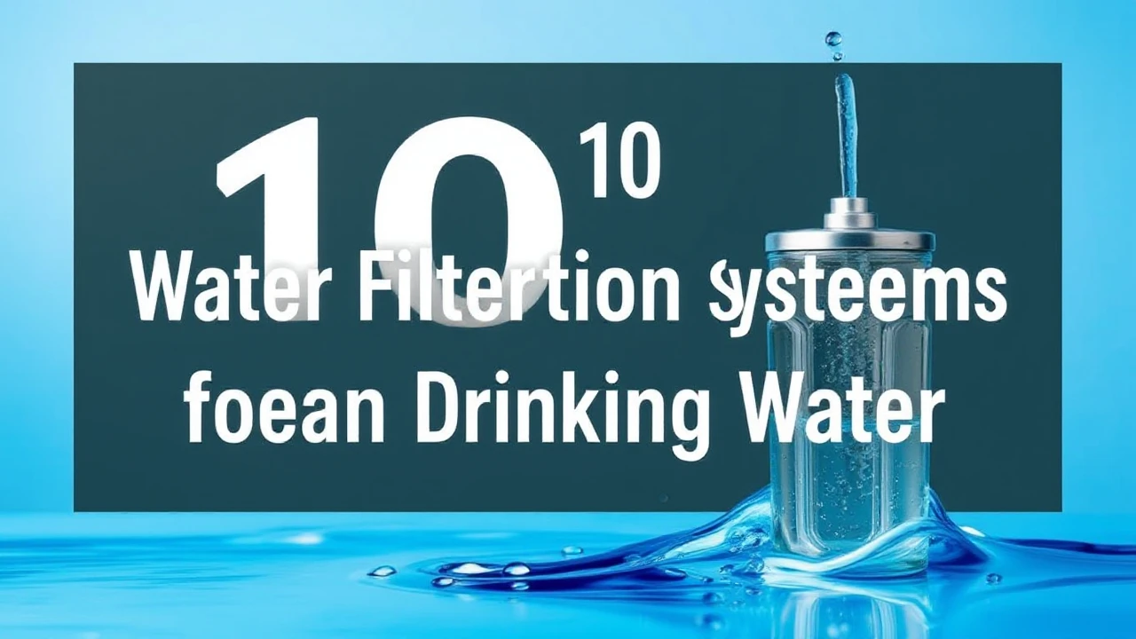 Ultimate 10 Water Filtration Systems for Clean Drinking Water