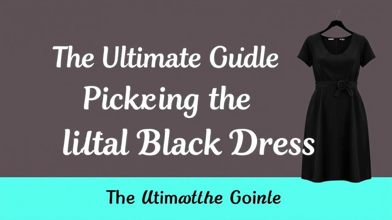 The Ultimate Guide of Picking the Ideal Little Black Dress