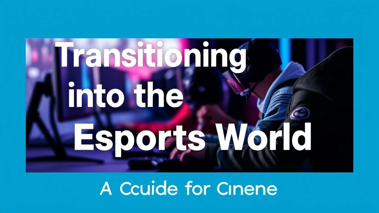 Transitioning into the Esports World: A Guide for Gamers