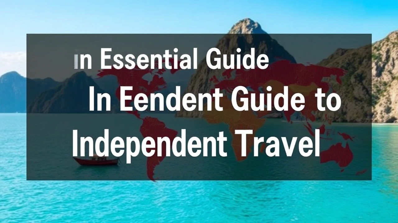 An Essential Guide to Independent Travel: Key Tips for Exploring the World By Yourself