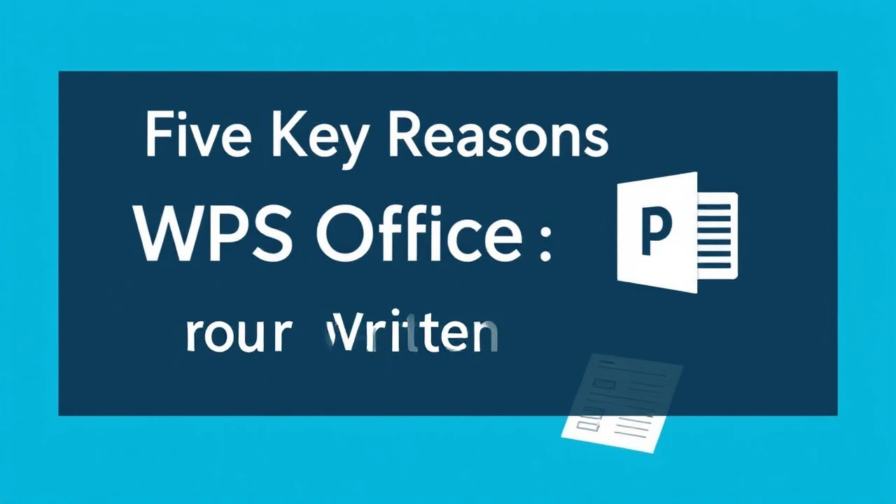 Five Key Reasons to Transition to WPS Office for Your Written Content