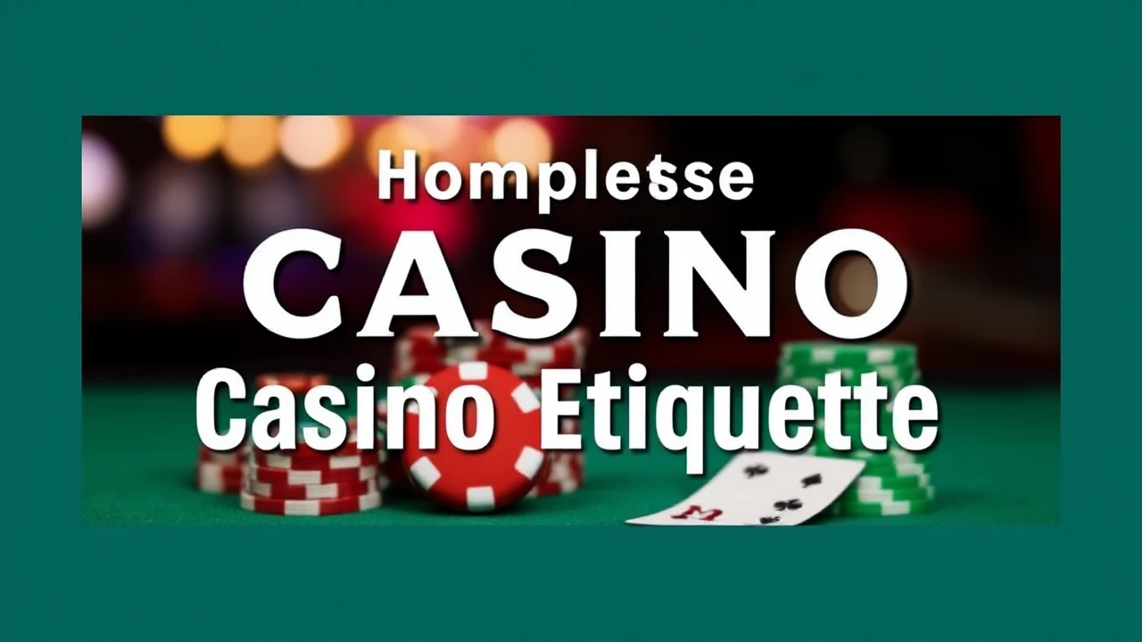 Your Complete Handbook to Casino Etiquette: Do's and Don'ts