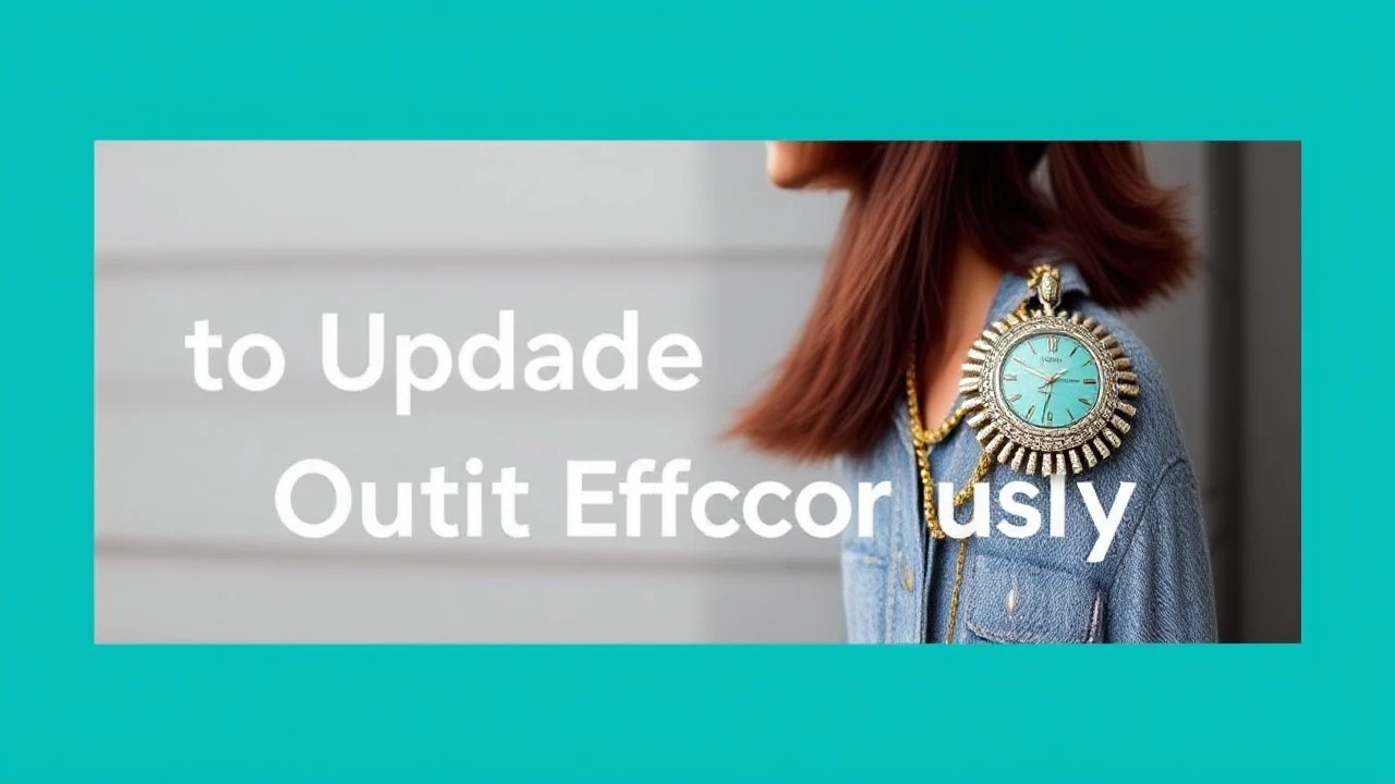 5 Elegant Methods to Upgrade Your Outfit Effortlessly