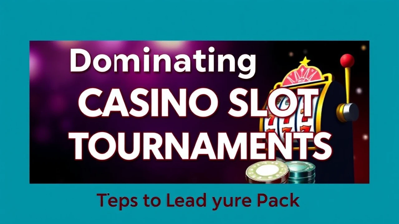 Dominating Casino Slot Tournaments: Tips to Lead the Pack
