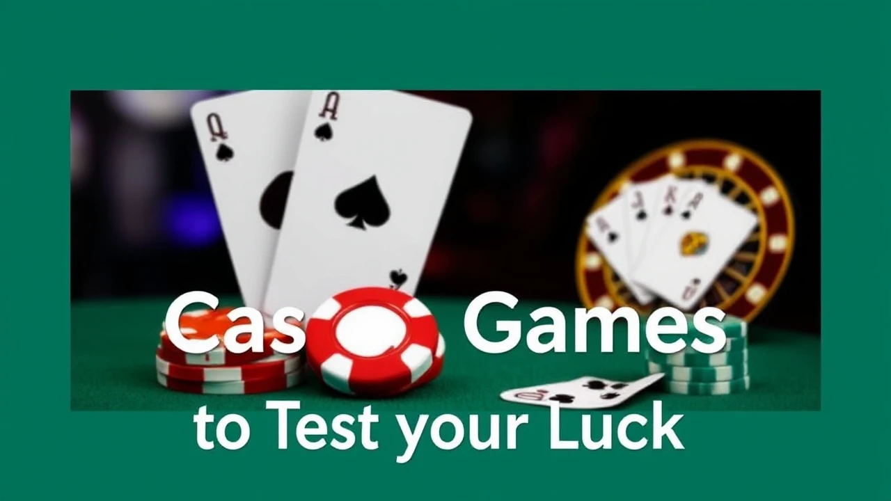The 7 Must-Play Casino Games to Test Your Luck