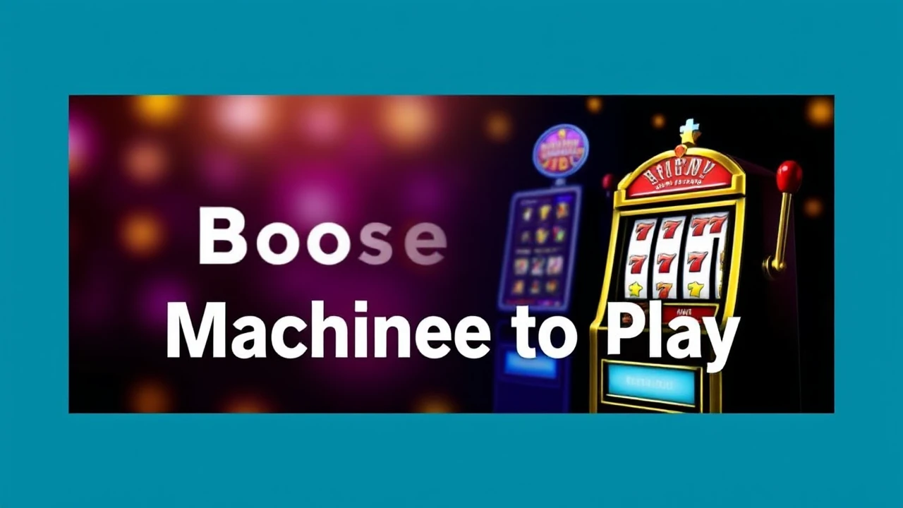 Your Go-To Handbook on Choosing the Best Slot Machine to Play