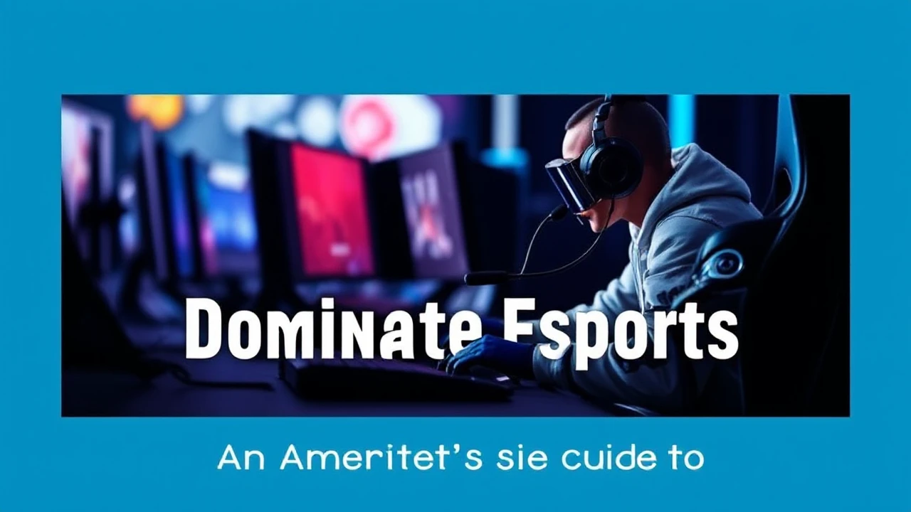 Dominate Esports: An Amateur's Guide to Competitive Gaming