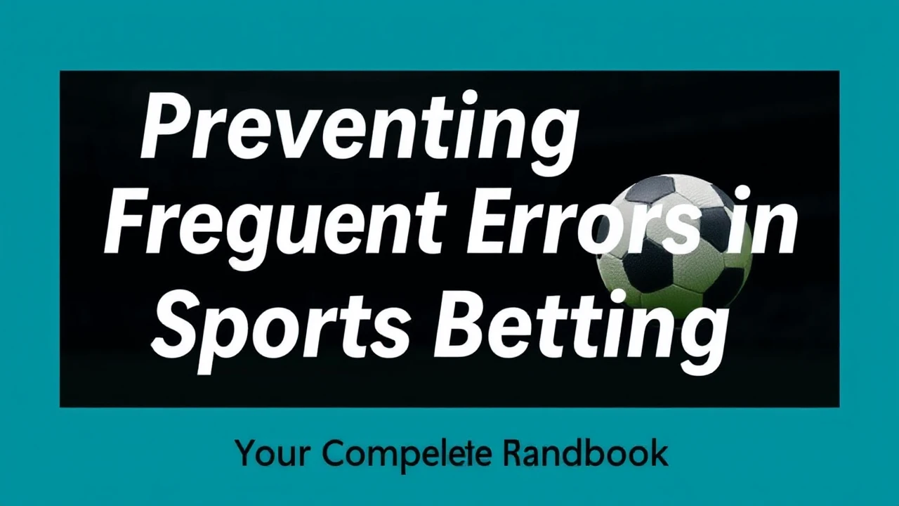 Preventing Frequent Errors in Sports Betting: Your Complete Handbook