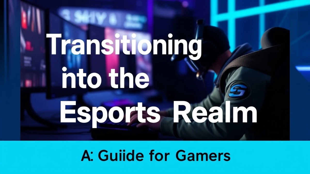 Transitioning into the Esports Realm: A Guide for Gamers