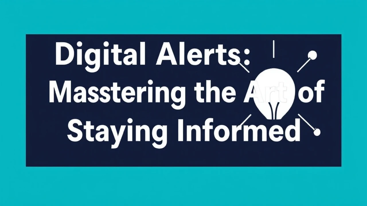Digital Alerts: Mastering the Art of Staying Informed