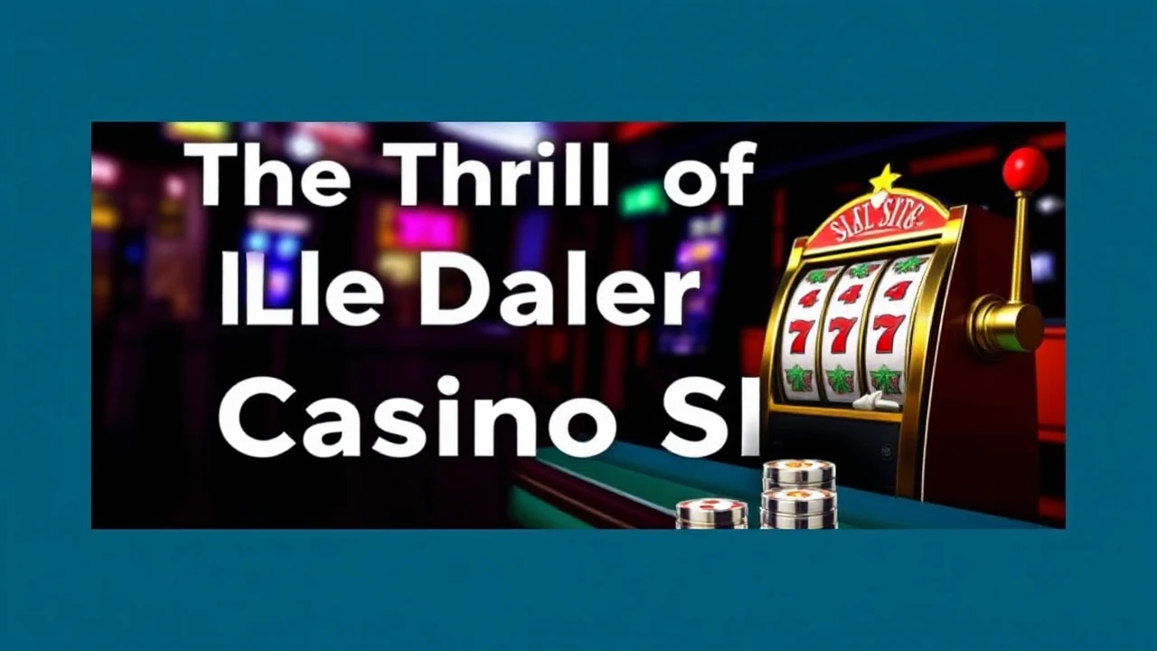 The Thrill of Live Dealer Casino Slots