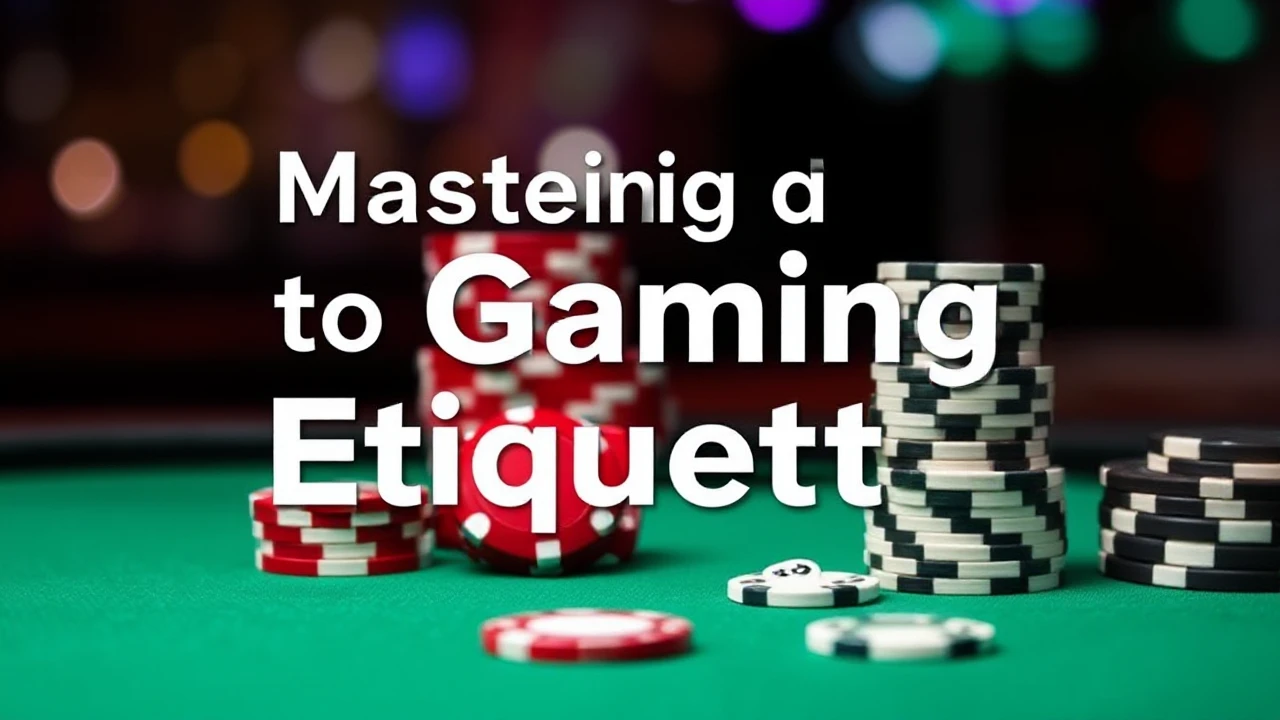 Mastering to Gaming Etiquette