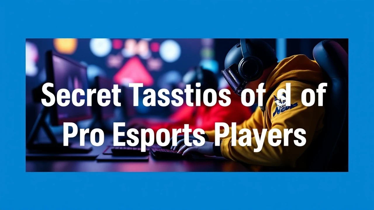 Exposing the Secret Tactics of Pro Esports Players
